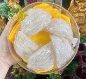 YẾN TINH CHẾ ĐẦY MẶT SỢI (50gr)精製滿面條及肚條燕盞