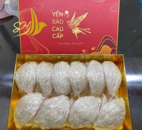 HỘP QUÀ RÚT LÔNG XƯƠNG SỢI TAI (300Gr) 100%全條燕盞