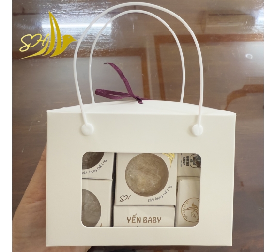 YẾN BABY XƠ MƯỚP HỘP QUÀ 10 PCS  (15 GR) 肚條粒碎燕    