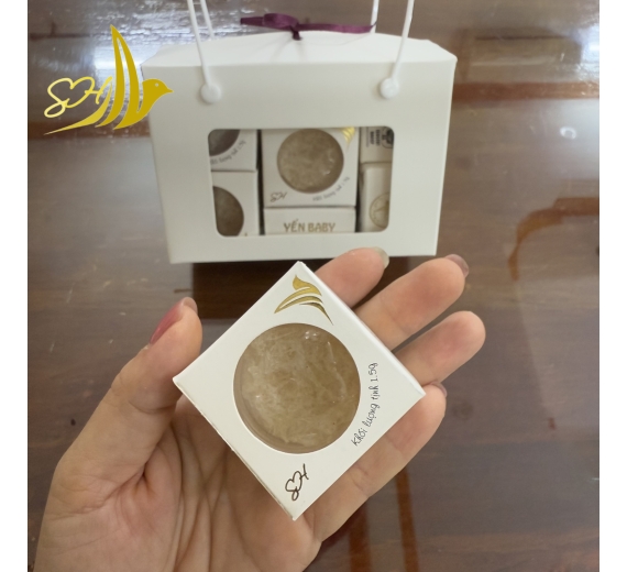 YẾN BABY XƠ MƯỚP HỘP QUÀ 10 PCS  (15 GR) 肚條粒碎燕    