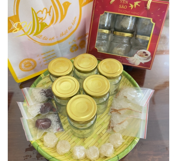SET YẾN BABY XƠ MƯỚP SỢI BỤNG (6 jars  ) 肚條粒碎燕  