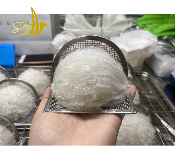 YẾN TINH CHẾ ĐẦY MẶT SỢI (100gr)精製滿面條及肚條燕盞