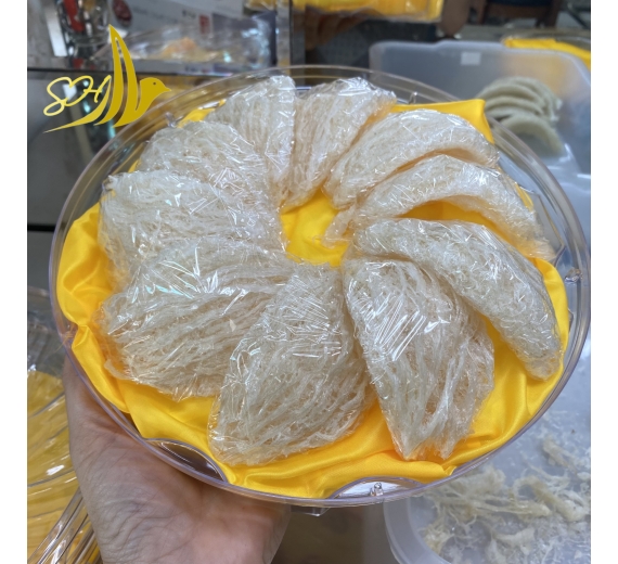 YẾN TINH CHẾ ĐẦY 2 MẶT SỢI (100Gr)精製滿雙面條及肚條燕盞