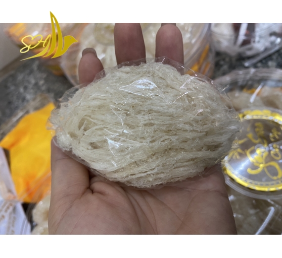 YẾN TINH CHẾ ĐẦY MẶT SỢI (50gr)精製滿面條及肚條燕盞