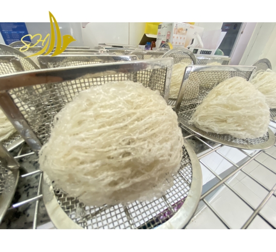 YẾN TINH CHẾ ĐẦY MẶT SỢI (50gr)精製滿面條及肚條燕盞