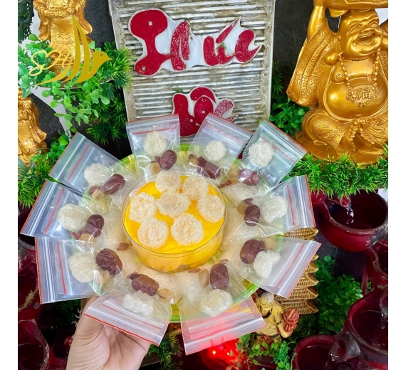 SET YẾN BABY XƠ MƯỚP SỢI BỤNG (10 packs) 肚條粒碎燕  