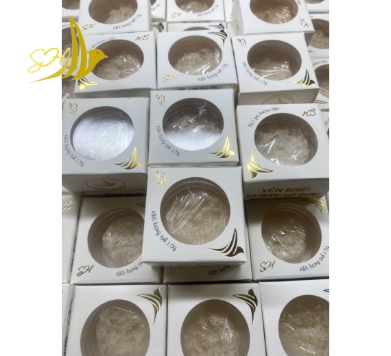 YẾN BABY XƠ MƯỚP HỘP QUÀ 10 PCS  (15 GR) 肚條粒碎燕    