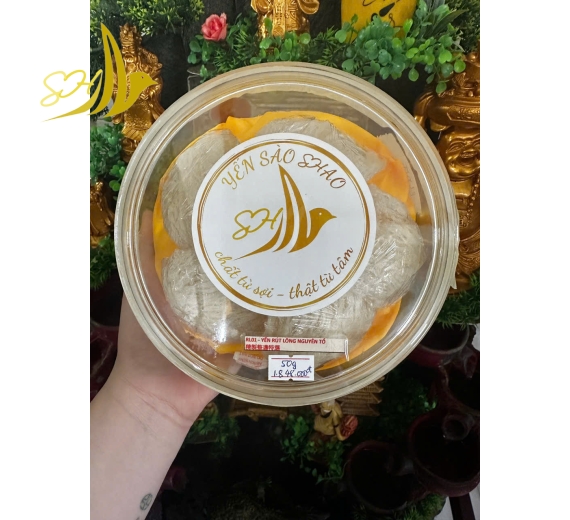 YẾN RÚT LÔNG NGUYÊN TỔ (50gr) 精製整盞特選 
